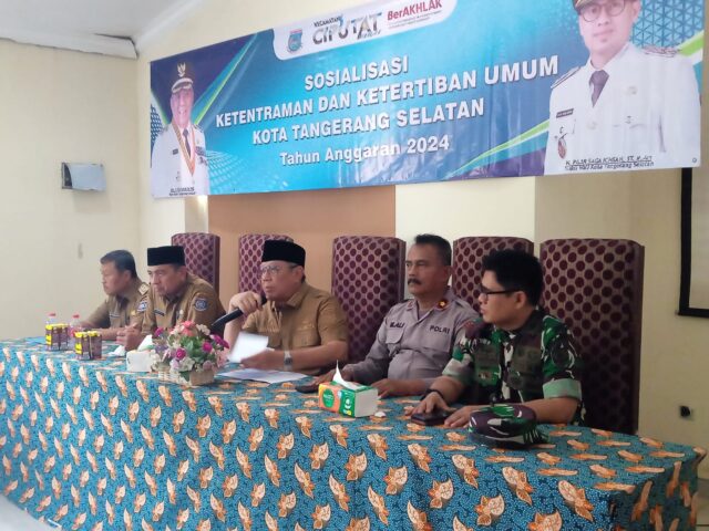 Sosialisasi Ketentraman di Tangsel
