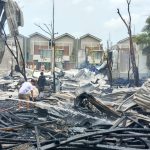 Kebakaran proyek Sumarecon Tangerang