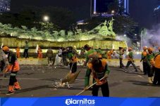 sampah malam tahun baru 2026 Jakarta