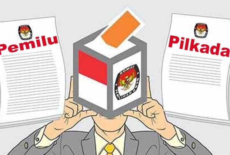 Ilustrasi pemilu dan pilkada di Indonesia di tengah wacana pilkada tidak langsung melalui DPRD