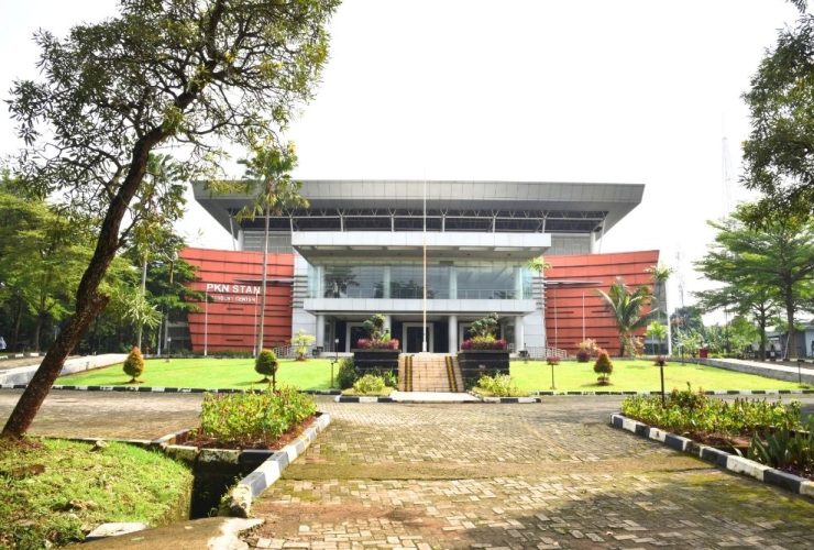 Gedung PKN STAN di Bintaro, Tangerang Selatan, lokasi rekrutmen dosen PKN STAN 2026 bagi PNS Kementerian Keuangan