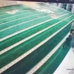 Rekaman CCTV suasana Masjid Al I’tishom Tangsel sesaat setelah plafon ambruk saat jamaah melaksanakan salat subuh