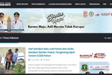 Tampilan Portal Resmi Pemerintah Provinsi Banten sebagai simbol transformasi dan layanan pemerintahan digital