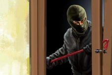 Ilustrasi maling rumah kosong ditangkap polisi dalam kasus pencurian rumah kosong di wilayah Tangerang