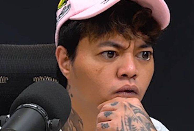 Reza Arap saat menghadiri acara publik sebelum menjalani pemeriksaan polisi terkait kasus kematian selebgram Lula Lahfah