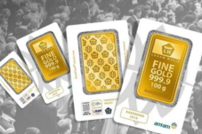 Emas batangan Antam 1 gram dengan harga terbaru hari ini Senin 12 Januari 2026 mencapai Rp2.631.000 per gram