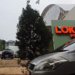 Bangunan GOR Loka Padel di Jalan Tandon Ciater Tangsel yang terancam disegel Satpol PP karena diduga melanggar Perda Bangunan Gedung.