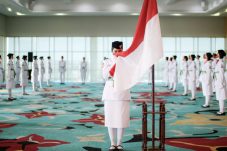 Pelajar SMA mengikuti seleksi Pasukan Pengibar Bendera Pusaka (Paskibraka) Kota Tangerang Selatan 2026