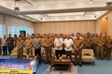 Walikota Tangerang Selatan Benyamin Davnie bersama Kortas Tipikor Polri dan jajaran OPD saat sosialisasi mitigasi dan tata kelola antikorupsi APBD 2026