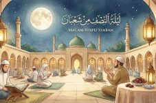 Umat Islam membaca surah Yasin dan berdoa pada malam Nisfu Syaban 2026