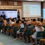 Walikota Tangerang Selatan Benyamin Davnie menghadiri sosialisasi pengendalian gratifikasi yang digelar Inspektorat Pemkot Tangsel bersama KPK di Aula Blandongan.